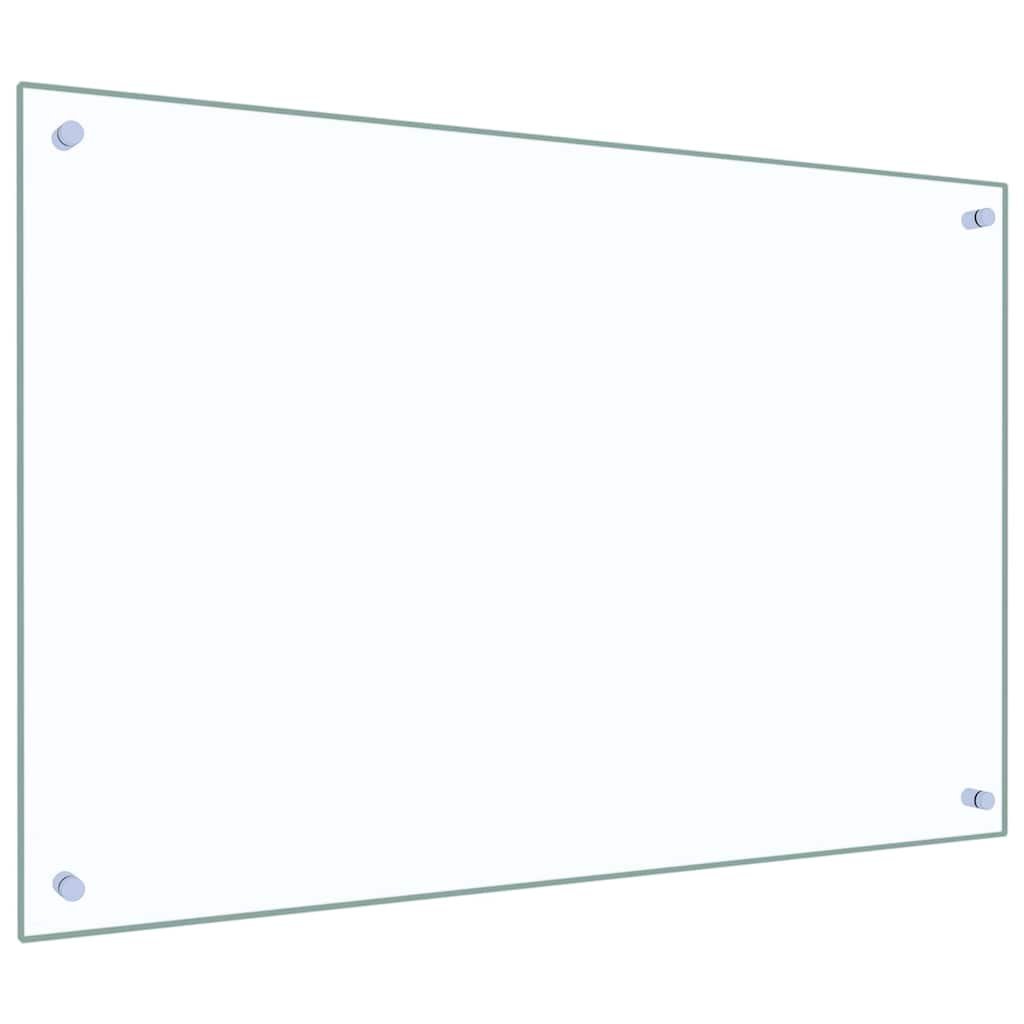 Vidaxl keukenachterwand 2 st doorzichtig 90 x 60 cm gehard glas