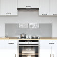 Vidaxl keukenachterwand 2 st lichtgrijs 70 x 40 cm gehard glas
