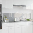 Vidaxl keukenachterwand 2 st lichtgrijs 90 x 40 cm gehard glas
