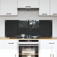 Vidaxl keukenachterwand 2 st donkergrijs 70 x 50 cm gehard glas