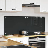 Vidaxl keukenachterwand 2 st donkergrijs 70 x 50 cm gehard glas