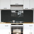Vidaxl keukenachterwand 2 st donkergrijs 80 x 60 cm gehard glas