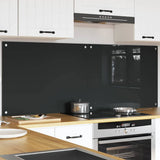 Vidaxl keukenachterwand 2 st donkergrijs 80 x 60 cm gehard glas