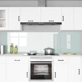 Vidaxl keukenachterwand 2 st wit 110 x 60 cm gehard glas
