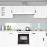 Vidaxl keukenachterwand 2 st wit 120 x 40 cm gehard glas
