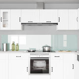 Vidaxl keukenachterwand 2 st wit 120 x 50 cm gehard glas