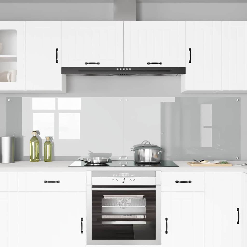 Vidaxl keukenachterwand 2 st doorzichtig 110 x 60 cm gehard glas