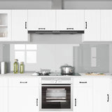 Vidaxl keukenachterwand 2 st doorzichtig 110 x 60 cm gehard glas