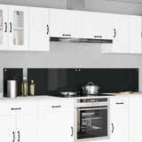 Vidaxl keukenachterwand 2 st zwart 120 x 40 cm gehard glas
