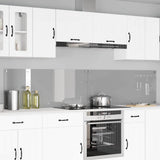 Vidaxl keukenachterwand 2 st lichtgrijs 120 x 50 cm gehard glas