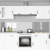 Vidaxl keukenachterwand 2 st lichtgrijs 120 x 50 cm gehard glas