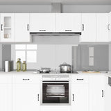 Vidaxl keukenachterwand 2 st lichtgrijs 120 x 60 cm gehard glas