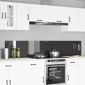 Vidaxl keukenachterwand 2 st donkergrijs 110 x 40 cm gehard glas
