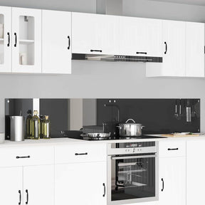 Vidaxl keukenachterwand 2 st donkergrijs 120 x 40 cm gehard glas