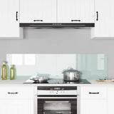 Vidaxl keukenachterwand 2 st wit 80 x 40 cm gehard glas