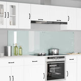 Vidaxl keukenachterwand 2 st wit 100 x 60 cm gehard glas