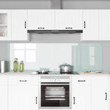 Vidaxl keukenachterwand 2 st wit 100 x 60 cm gehard glas
