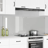 Vidaxl keukenachterwand 2 st transparant 80 x 60 cm gehard glas