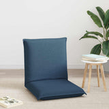 Vidaxl verstelbare vlo stoelen blauw stof