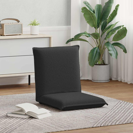 Vidaxl verstelbare vlo stoelen donkergrijs schapenstof