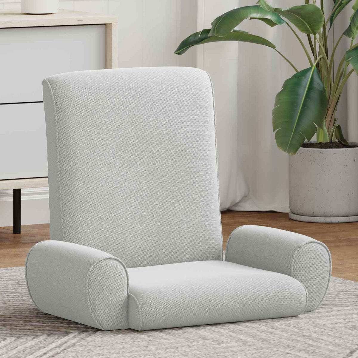 Vidaxl verstelbare vlo stoelen lichtgrijs grove fluweel