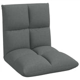 Vidaxl verstelbare vlo stoelen donkergrijs stof