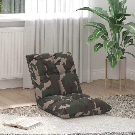 Vidaxl verstelbare vlo stoelen legergroen stof
