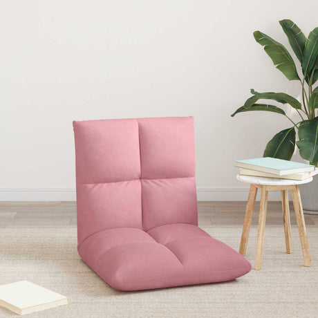 Vidaxl verstelbare vlo stoelen roze fluweel