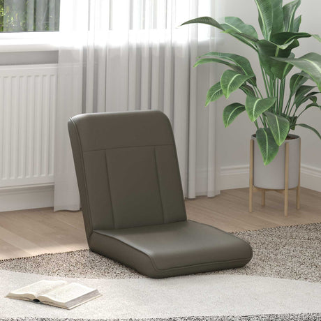 Vidaxl verstelbare vlo stoelen grijs kunstleer