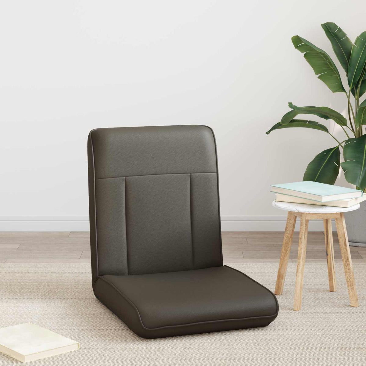 Vidaxl verstelbare vlo stoelen grijs kunstleer