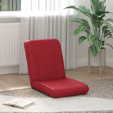 Vidaxl verstelbare vlo stoelen wijnrood kunstleer