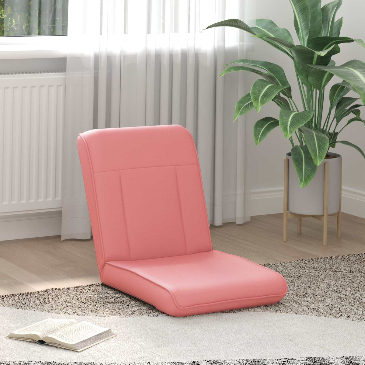 Vidaxl verstelbare vlo stoelen roze kunstleer
