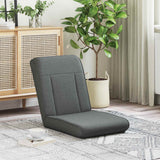 Vidaxl verstelbare vlo stoelen donkergrijs stof