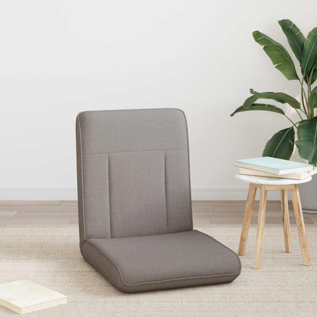 Vidaxl verstelbare vlo stoelen taupe stof