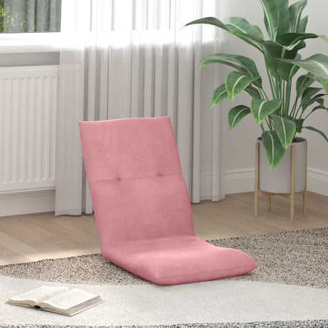 Vidaxl verstelbare vlo stoelen roze fluweel