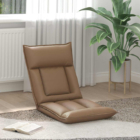 Vidaxl verstelbare vlo stoelen cappuccino kunstleer