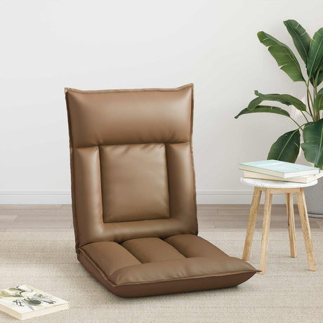 Vidaxl verstelbare vlo stoelen cappuccino kunstleer