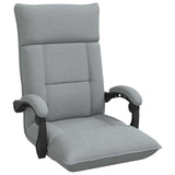 Vidaxl verstelbare vlo stoelen lichtgrijs stof