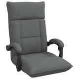 Vidaxl verstelbare vlo stoelen donkergrijs stof