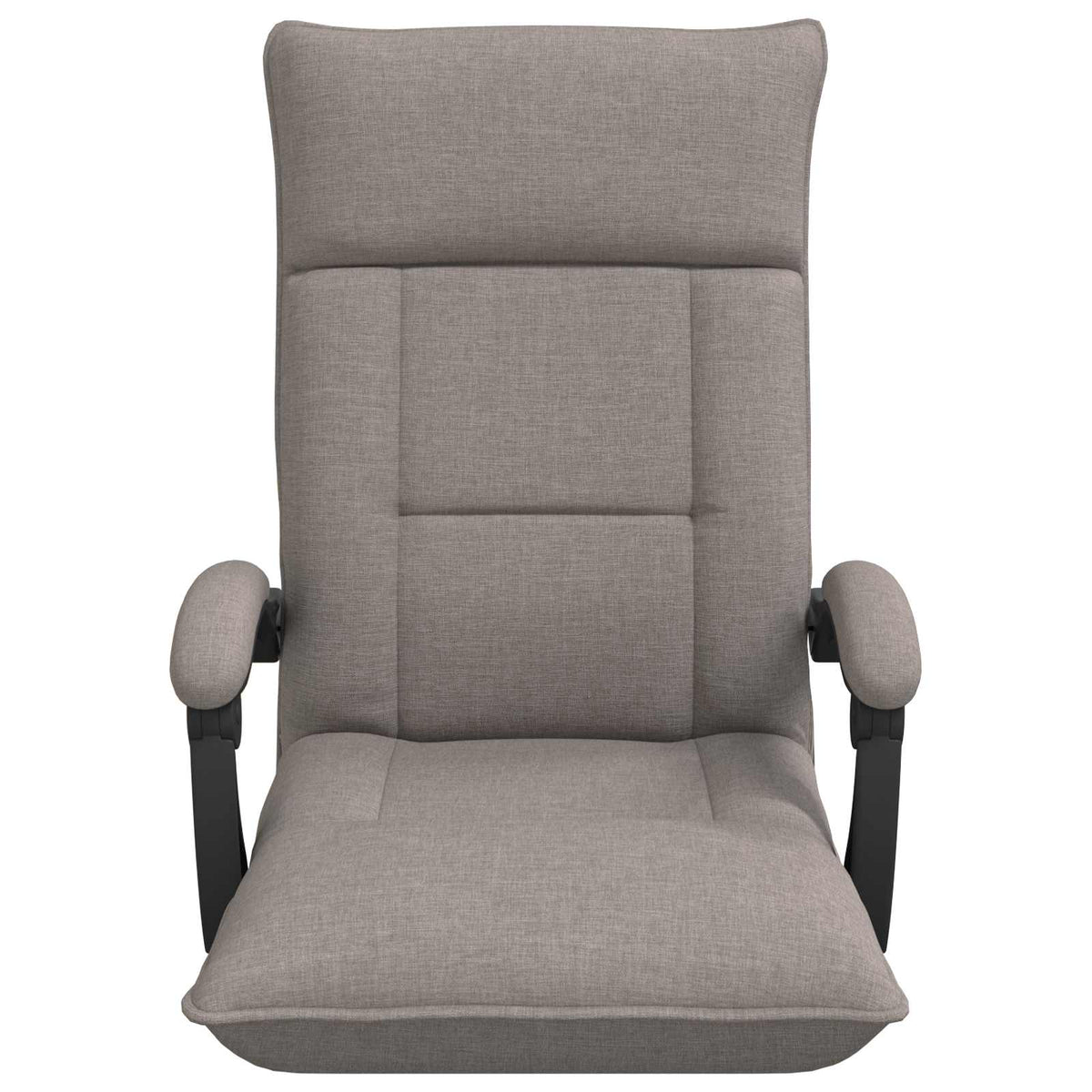 Vidaxl verstelbare vlo stoelen taupe stof