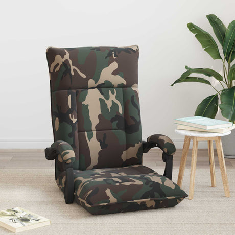 Vidaxl verstelbare vlo stoelen legergroen stof
