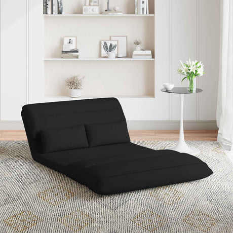 Vidaxl verstelbare vlo stoelen zwart stof