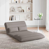Vidaxl verstelbare vlo stoelen taupe stof