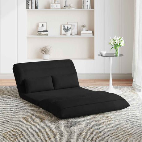 Vidaxl verstelbare vlo stoelen zwart fluweel