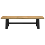 Vidaxl eetbank noain 160 x 41 x 45 cm massief grenenhout naturel