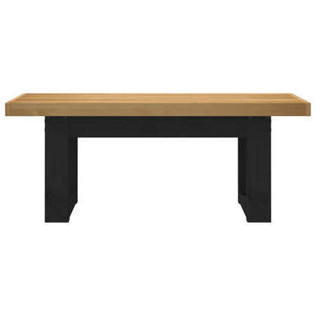 Vidaxl eetbank noain 120 x 41 x 45 cm massief grenenhout naturel