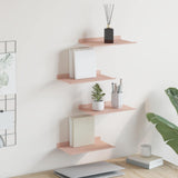 Vidaxl drijvende plank 4 st roze 30 x 18 x 2,5 cm staal