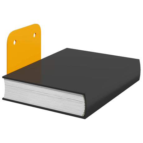 Vidaxl onzichtbare zwevende plank 4 st mosterdgeel 6 x 11 x 6,5 cm