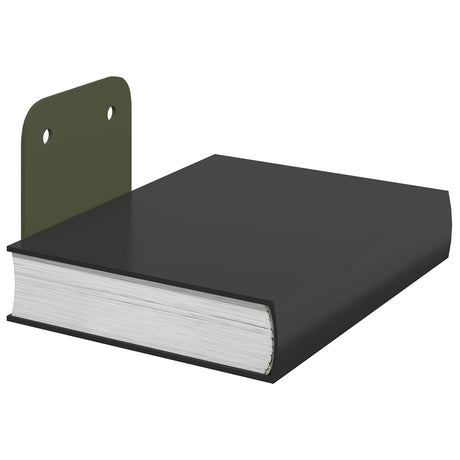 Vidaxl onzichtbare zwevende plank 8 st olijf groen 6 x 11 x 6,5 cm