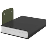 Vidaxl onzichtbare zwevende plank 24 st olijf groen 6 x 11 x 6,5 cm